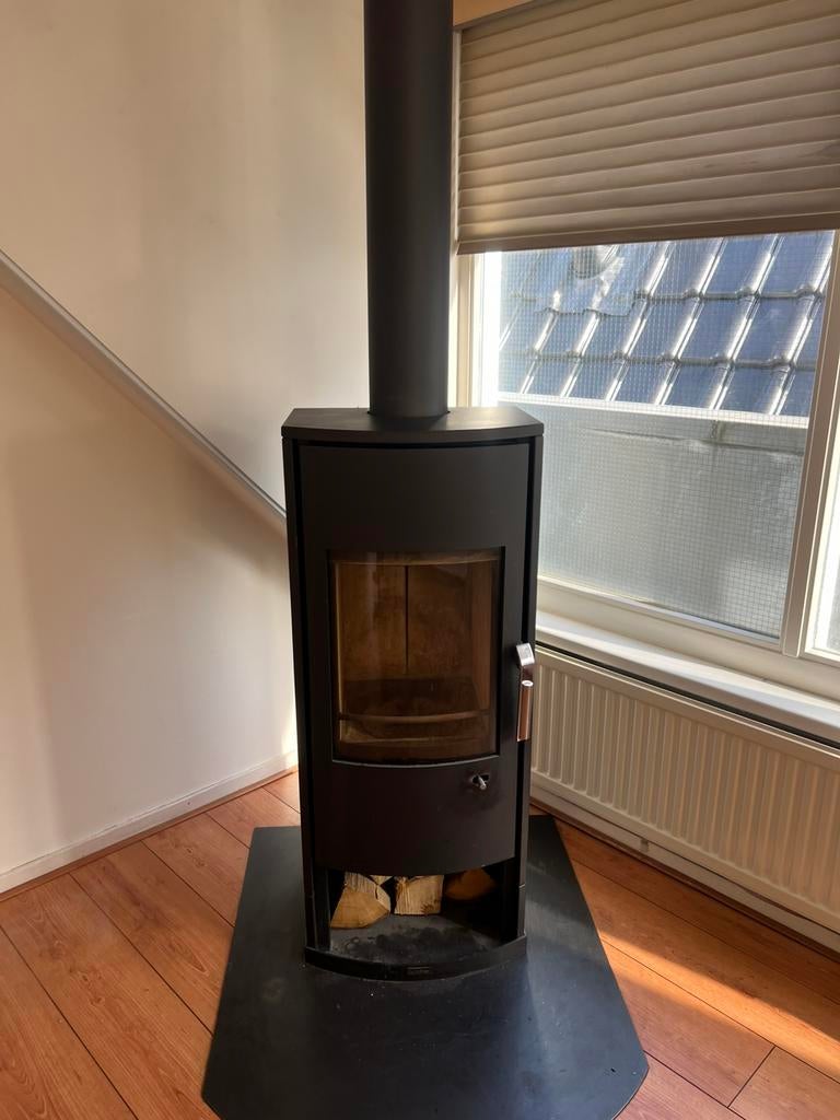 Faber (hout) haard, Gebruikt, Houtkachel, Ophalen of Verzenden, Vrijstaand