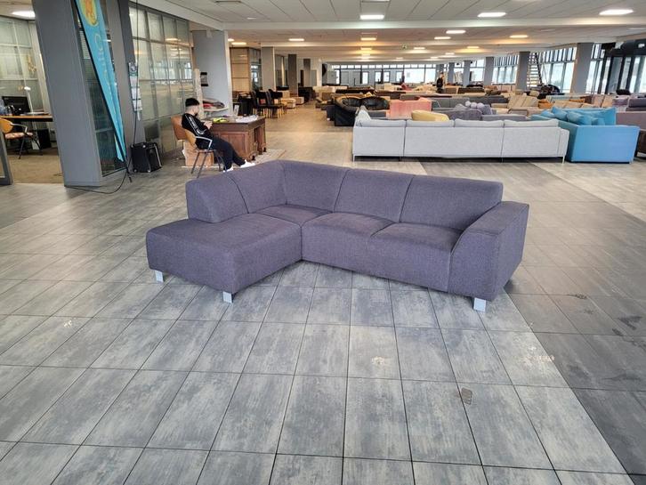 ✅️️️️️ GEREINIGD donkergrijze hoekbank 255x180 GRATIS BEZORG, Huis en Inrichting, Banken | Bankstellen, Zo goed als nieuw, Hoekbank