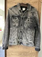 Zwart/grijs spijker jack maat S van chasin, Kleding | Heren, Ophalen of Verzenden, Gedragen, Maat 46 (S) of kleiner, Zwart