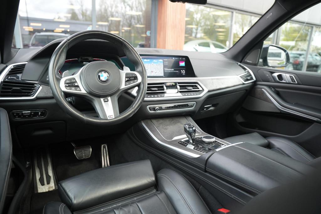 BMW X5 xDrive45e High Executive Panoramadak Adapt. Cruise La, Auto's, Gebruikt, 394 pk, Verwarming stoelen achter, Zwart