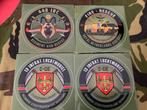 4 x Stickers, Ophalen of Verzenden, Landmacht, Nederland, Embleem of Badge