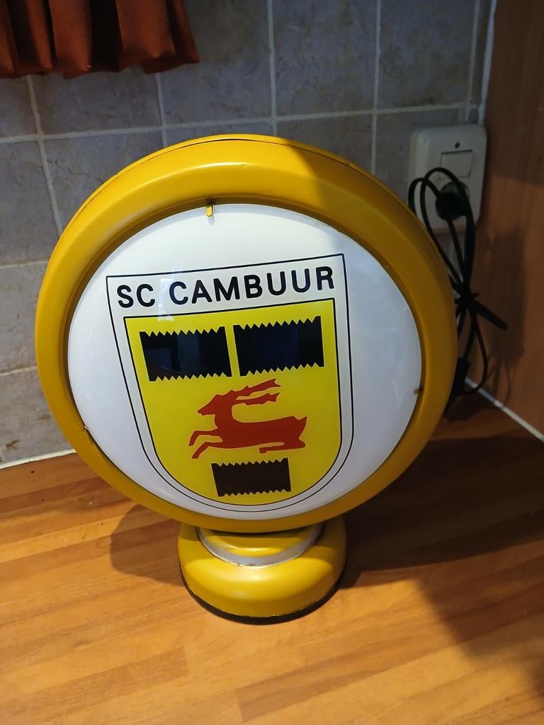 " CAMBUUR " ( benzinepomp bol) lamp., Ophalen of Verzenden, Nieuw, Lichtbak of (neon) lamp