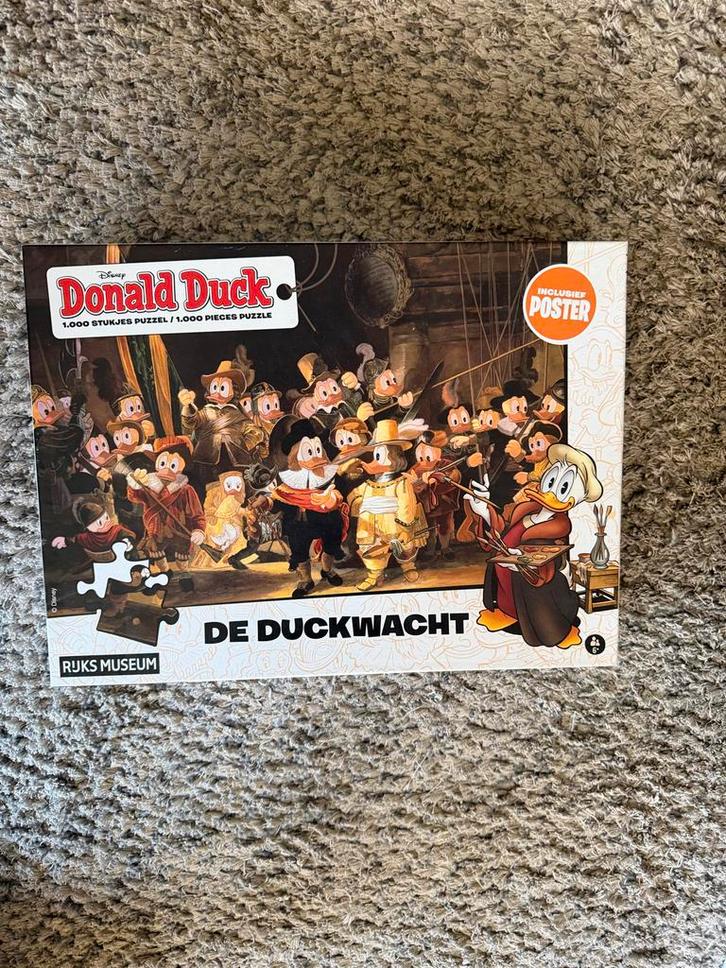 Donald Duck De Duckwacht Puzzel 1000 Stukjes, Hobby en Vrije tijd, Denksport en Puzzels, Gebruikt, Legpuzzel, 500 t/m 1500 stukjes