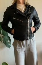 MY Essential Wardrobe tijdloos   leren jack maat 38, Ophalen of Verzenden, Zo goed als nieuw, Maat 38/40 (M), Zwart