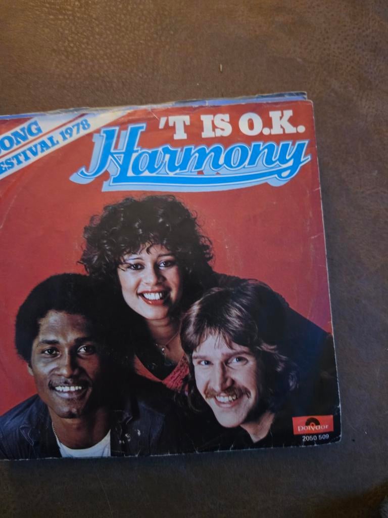 Harmony - 'T Is O.K. (Eurovision Song Contest 1978), Cd's en Dvd's, Ophalen of Verzenden, 1970 - 1979, Gebruikt, 7 inch