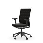 Vitra ID Trim Bureaustoel - Zwart Gestoffeerd, Huis en Inrichting, Bureaustoelen, Ophalen, Zwart, Zo goed als nieuw, Bureaustoel