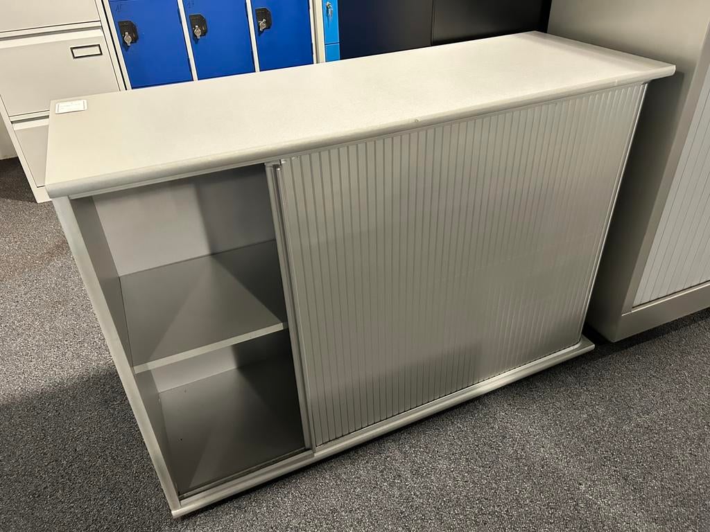 Roldeur kast 75cm hoog, aluminium kleur, Ophalen of Verzenden, Zo goed als nieuw, 25 tot 50 cm, 50 tot 100 cm