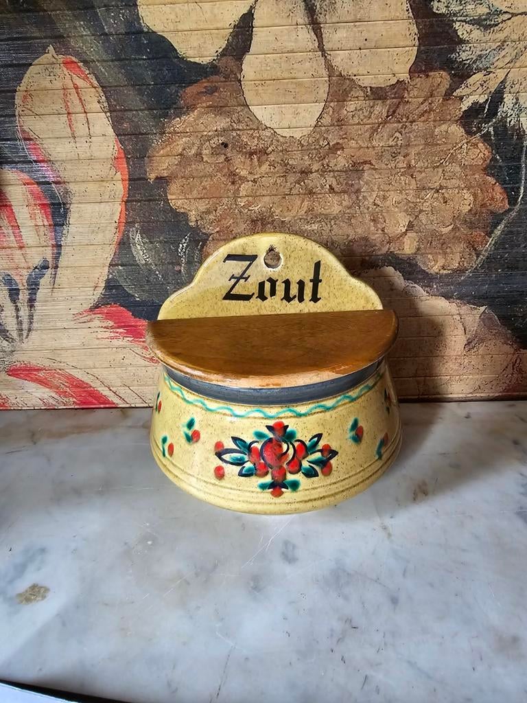 Zoutpot houten deksel Zell Harmersbach, Ophalen of Verzenden