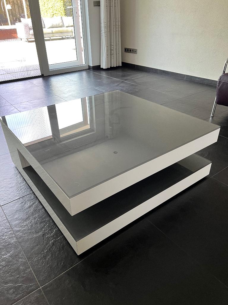 Salontafel Karat, Huis en Inrichting, Ophalen, Zo goed als nieuw, Glas, Minder dan 50 cm