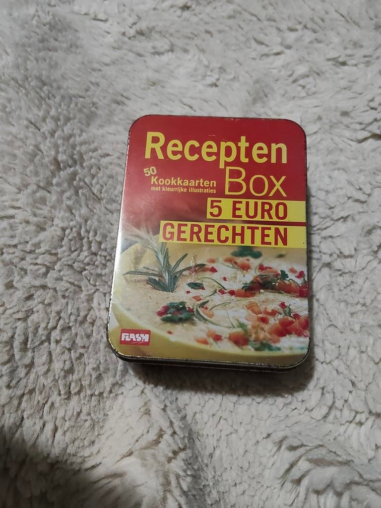 Receptenbox 5euro gerechten, Ophalen of Verzenden, Speelkaart(en)