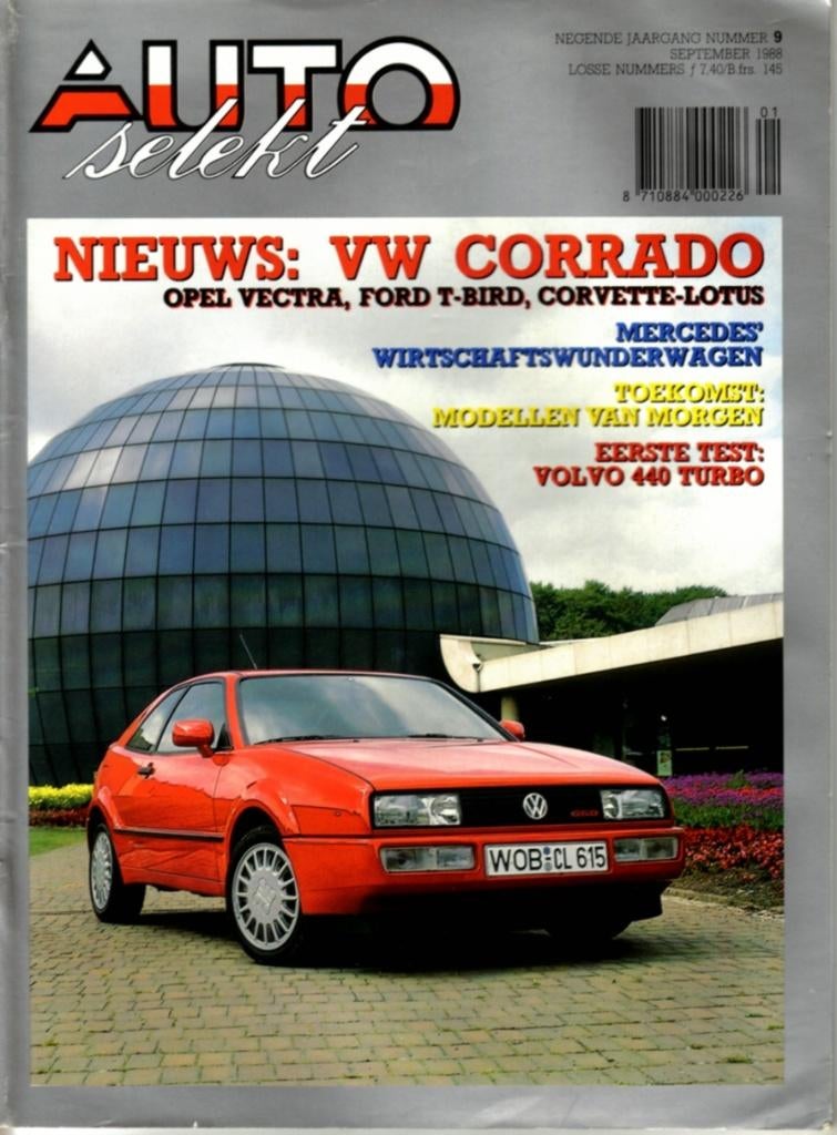 Autoselekt test Volvo 440 Turbo 1988, Ophalen of Verzenden, Gelezen, Volvo