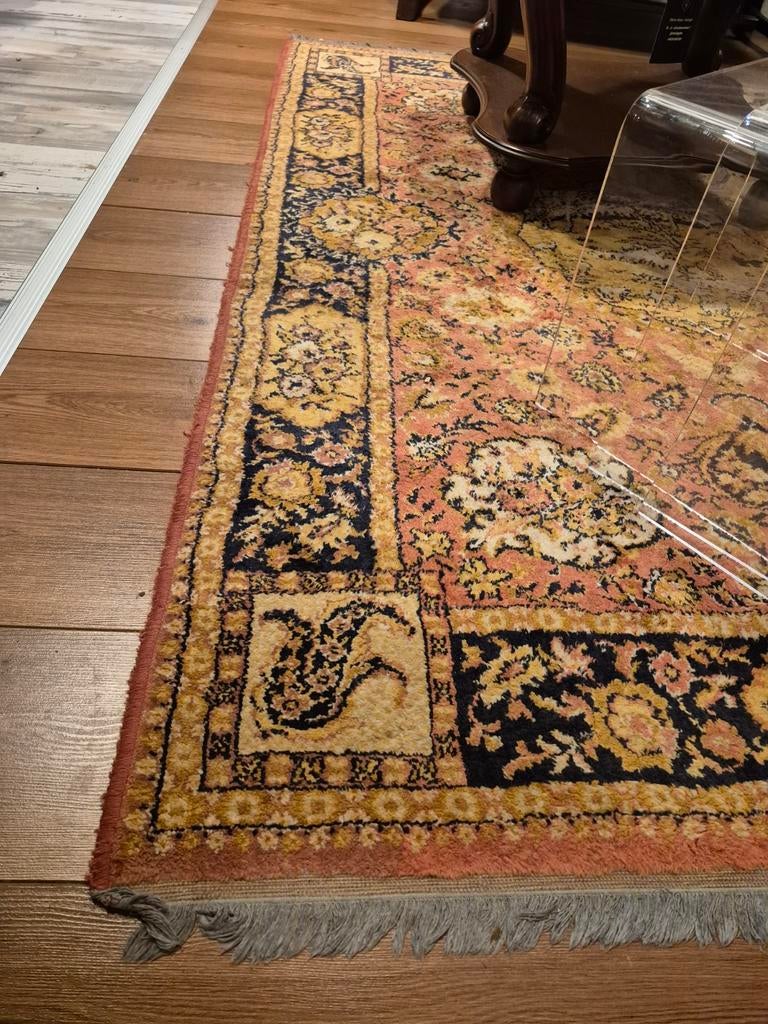 Vintage Tapijt - Mooi Perzisch Design, Gebruikt, 100 tot 150 cm, Perzisch, Ophalen of Verzenden