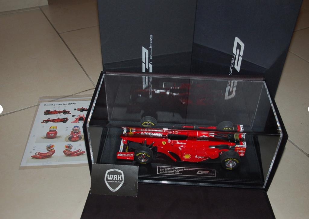 F1 FERRARI F300 Schumacher win/pole ITALY GP replicas WRH, Hobby en Vrije tijd, Modelauto's | 1:18, Verzenden, Zo goed als nieuw
