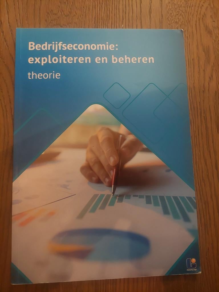 Bedrijfseconomie: exploiteren en beheren, theorie, Boeken, Perspectief, Niet van toepassing, Ophalen of Verzenden, Zo goed als nieuw