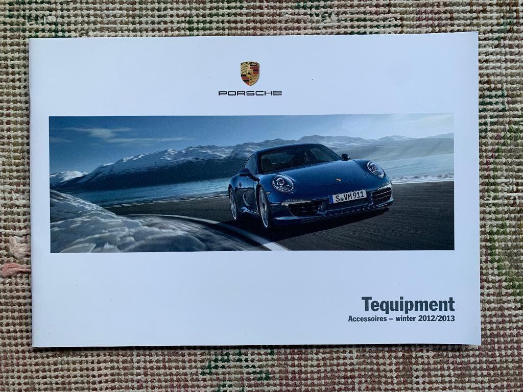 Folder Porsche Tequipment winter 2012 2013 Nederlandstalig, Boeken, Auto's | Folders en Tijdschriften, Porsche, Nieuw, Ophalen of Verzenden