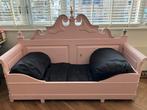 Prachtige Zweedse uitschuifbare bank/kinderbed (roze), Antiek en Kunst, Antiek | Meubels | Stoelen en Banken, Ophalen