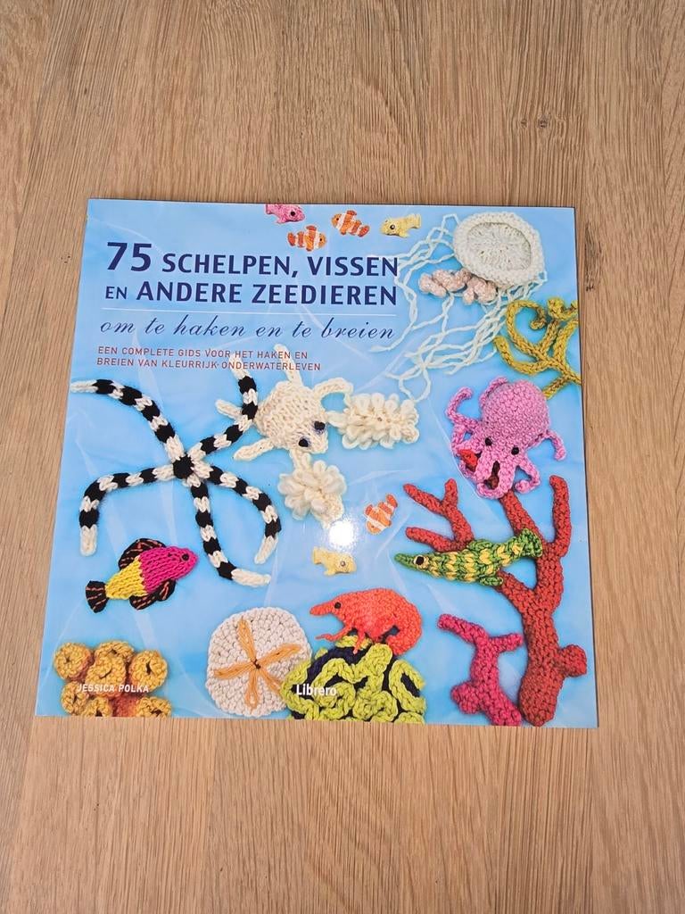 75 Schelpen, Vissen en Andere Zeedieren haak- en breiboek, Ophalen of Verzenden, Nieuw, Breien of Haken, Patroon of Boek