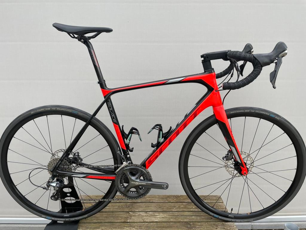 Scott Disk full carbon racefiets 56, Carbon, Zo goed als nieuw, Meer dan 20 versnellingen, 53 tot 57 cm