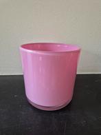 Glazen bloempot H 12,5 x doorsnede 12,5 cm, Tuin en Terras, Bloempotten, Ophalen, Rond, Nieuw, Minder dan 40 cm