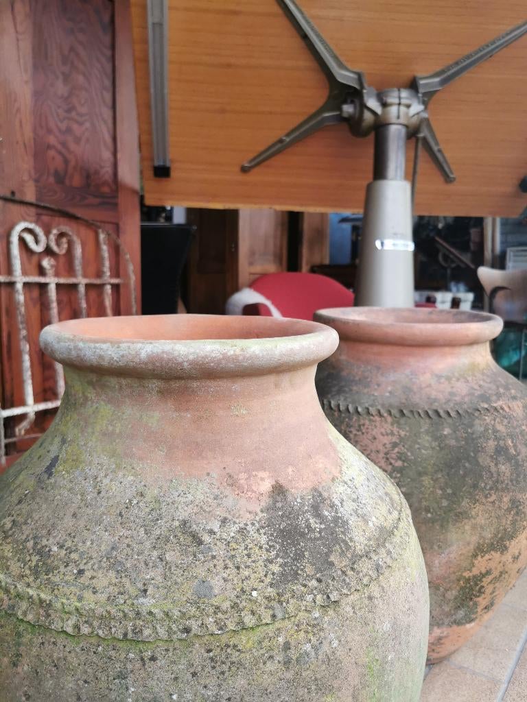 Antieke terracotta olijfolie kruik/amfoor, Ophalen