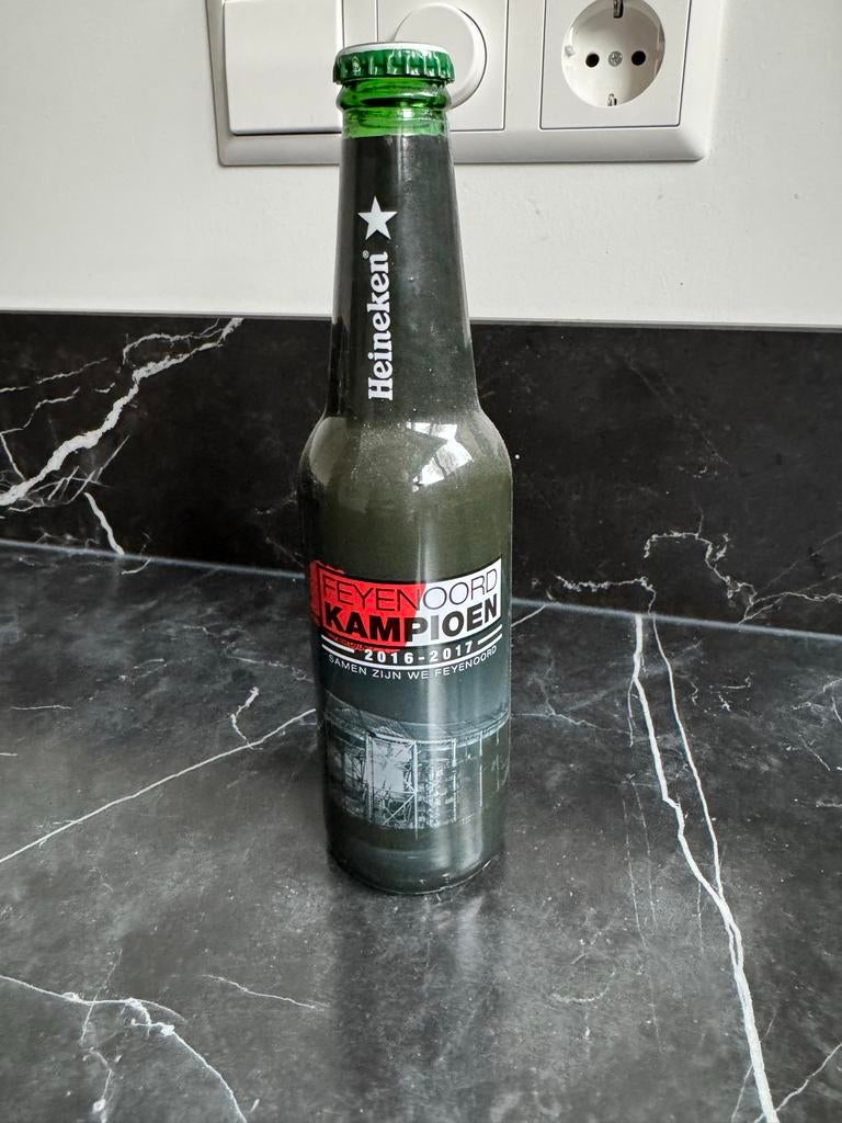 Heineken fles Feyenoord kampioen 2016-2017, Ophalen of Verzenden, Nieuw, Flesje(s), Heineken