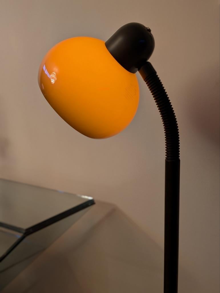 Mid-Century Modern Space Age Mushroom vloerlamp Hala Zeist, Gebruikt, Vintage, Ophalen of Verzenden, Metaal