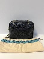 TORY BURCH zwart leer crossbody bag tas, Ophalen of Verzenden, Zo goed als nieuw, Zwart, Schoudertasje