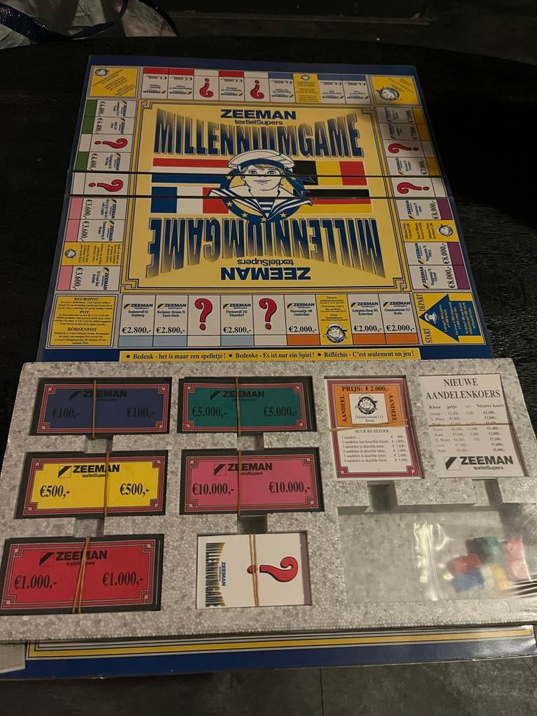 Vintage Zeeman Spel - Zeeman Millennium Game Bordspel -, Hobby en Vrije tijd, Gezelschapsspellen | Bordspellen, Drie of vier spelers
