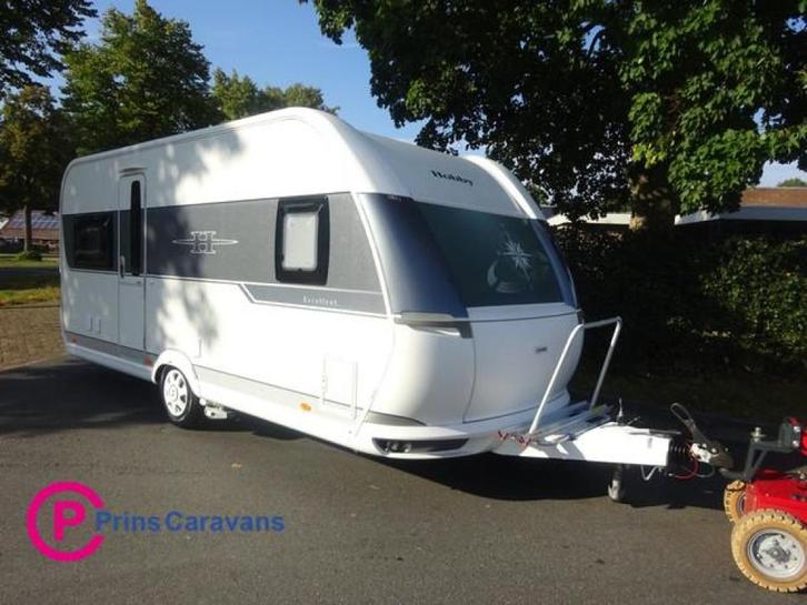 Hobby Excellent 495 UFE Met Mover en Airco, Caravans en Kamperen, Caravans, Bedrijf, tot en met 4, 1000 - 1250 kg, Hobby, Airco