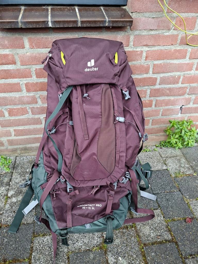 Deuter Aircontact Pro 60 + 15 rugzak, Ophalen, Gebruikt, Rugzak