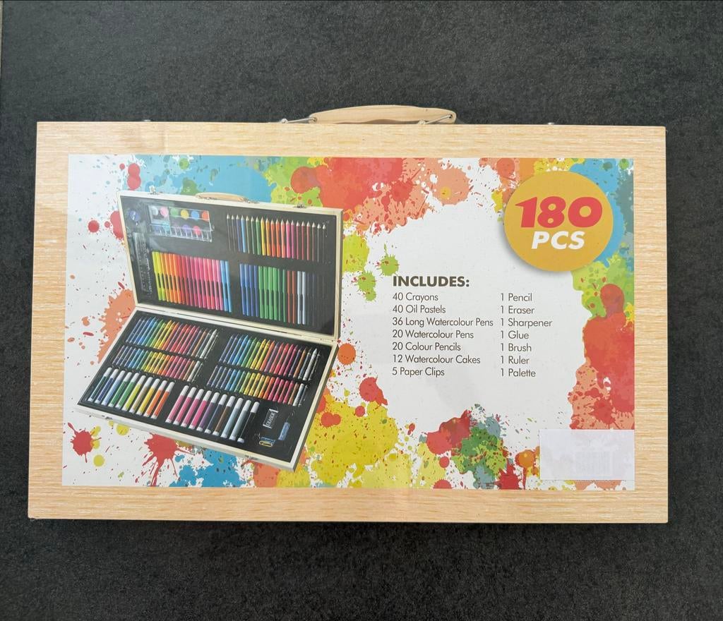 Buxibo Luxe 180-Delige Teken- en Verf Set - Nieuw, Ophalen of Verzenden, Nieuw, Overige typen