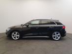 Audi A3 Sportback 35 TFSI 150pk S-Line S-Tronic Virtual cock, Auto's, Audi, 12 maanden, Stof, 4 cilinders, Zwart