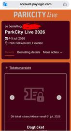 Parkcity Live 4 zaterdag tickets volwassenen, Drie personen of meer