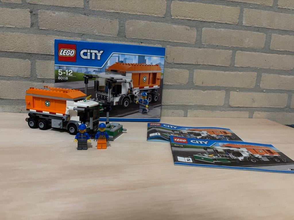 Lego set 60118 vuilniswagen, Ophalen of Verzenden, Zo goed als nieuw