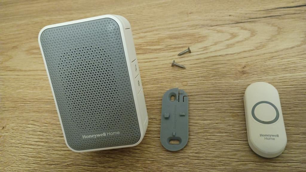 Honeywell Home Draadloze Deurbel Set met Drukknop, Huis en Inrichting, Deurbellen, Ophalen of Verzenden, Gebruikt, Draadloos