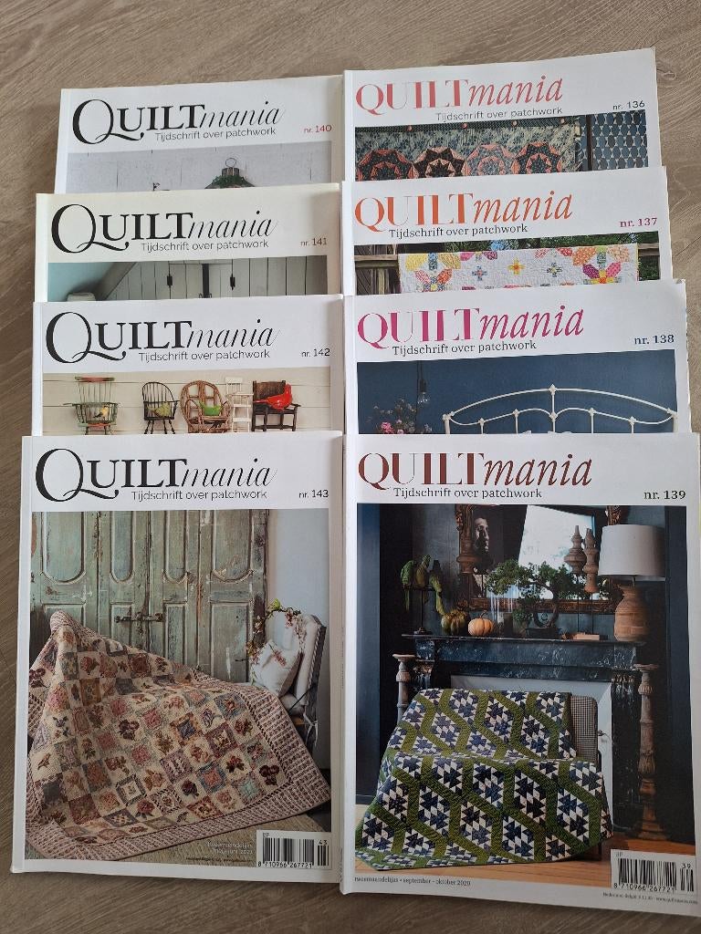 Handwerkbladen Quilt mania, Ophalen of Verzenden, Zo goed als nieuw, Haken, Patroon of Boek
