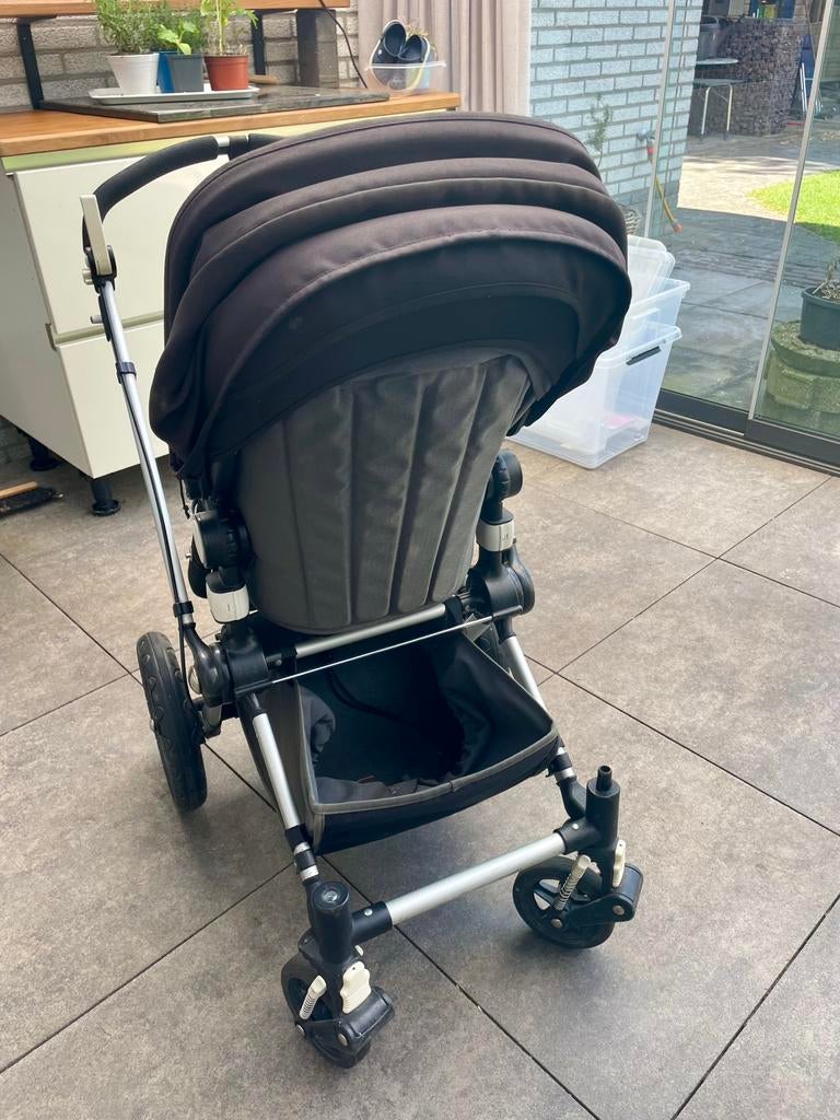 Bugaboo Cameleon kinderwagen + meerij-plankje en reiswieg, Kinderwagen, Gebruikt, Bugaboo, Ophalen of Verzenden