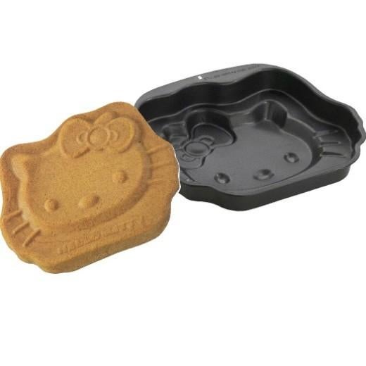 Metalen Bakvorm Hello Kitty, Ophalen of Verzenden, Gebruikt, Taarten of Cupcakes, Bakvorm