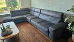 Telino (Pronto) Antraciet Microleder Hoekbank, Ophalen, Gebruikt, Overige materialen, Modern