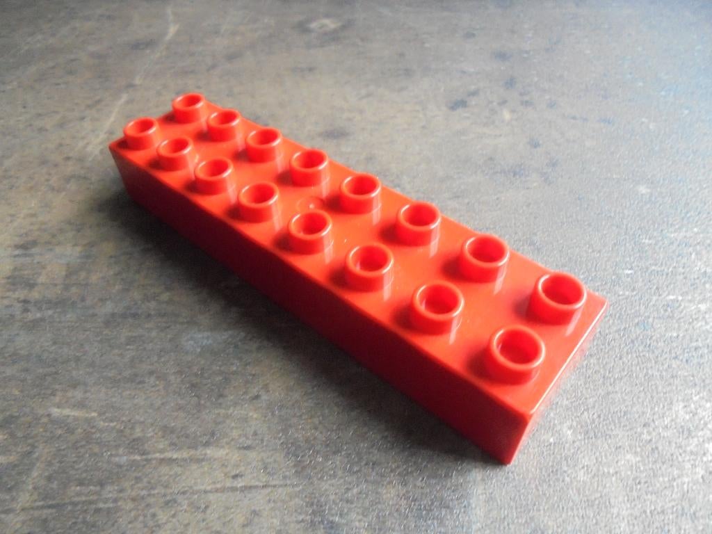 Lego Duplo Brick 2x8 (zie foto's), Ophalen of Verzenden, Gebruikt, Losse stenen, Duplo