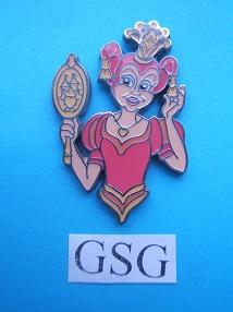 Pardijn met spiegel nr. EPP50457-02, Verzamelen, Efteling, Ophalen of Verzenden, Zo goed als nieuw, Button of Speldje