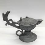 Antieke tinnen olielamp Aladdin, Ophalen of Verzenden