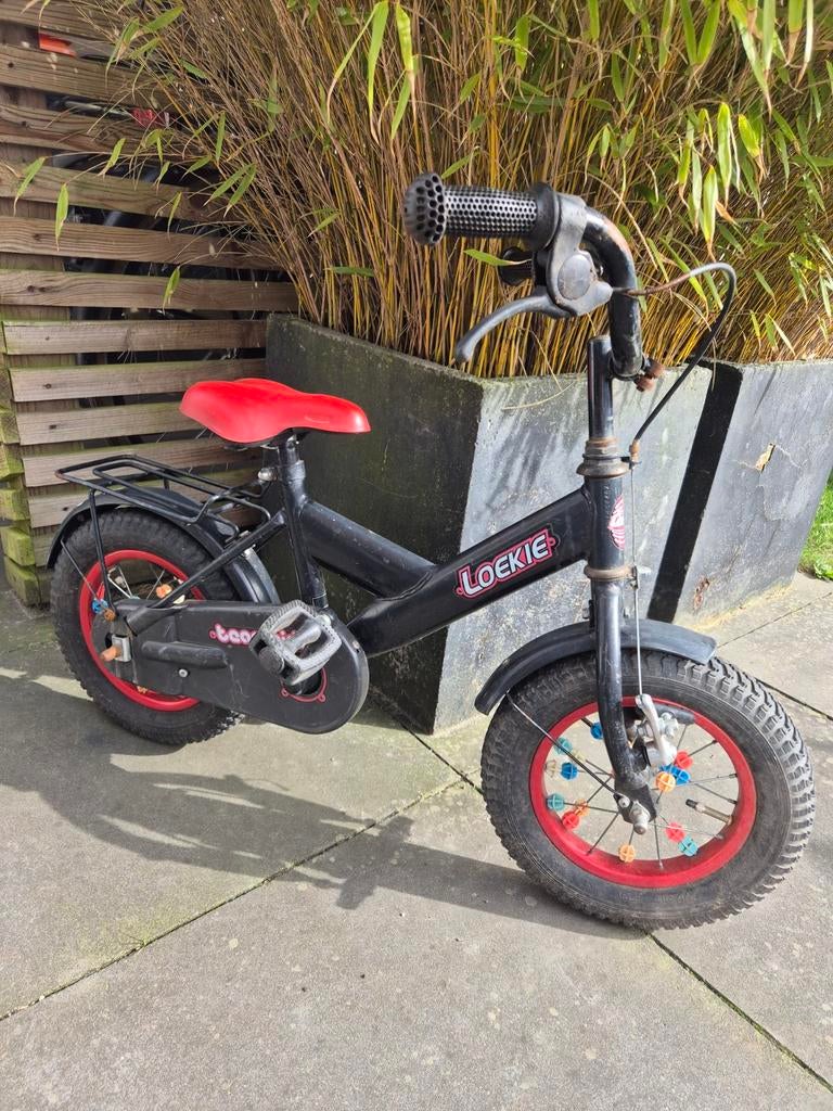 Loekie kinderfiets 12 inch - Gebruikt, Fietsen en Brommers, Fietsen | Kinderfietsjes, Ophalen, Zijwieltjes, Gebruikt, Loekie