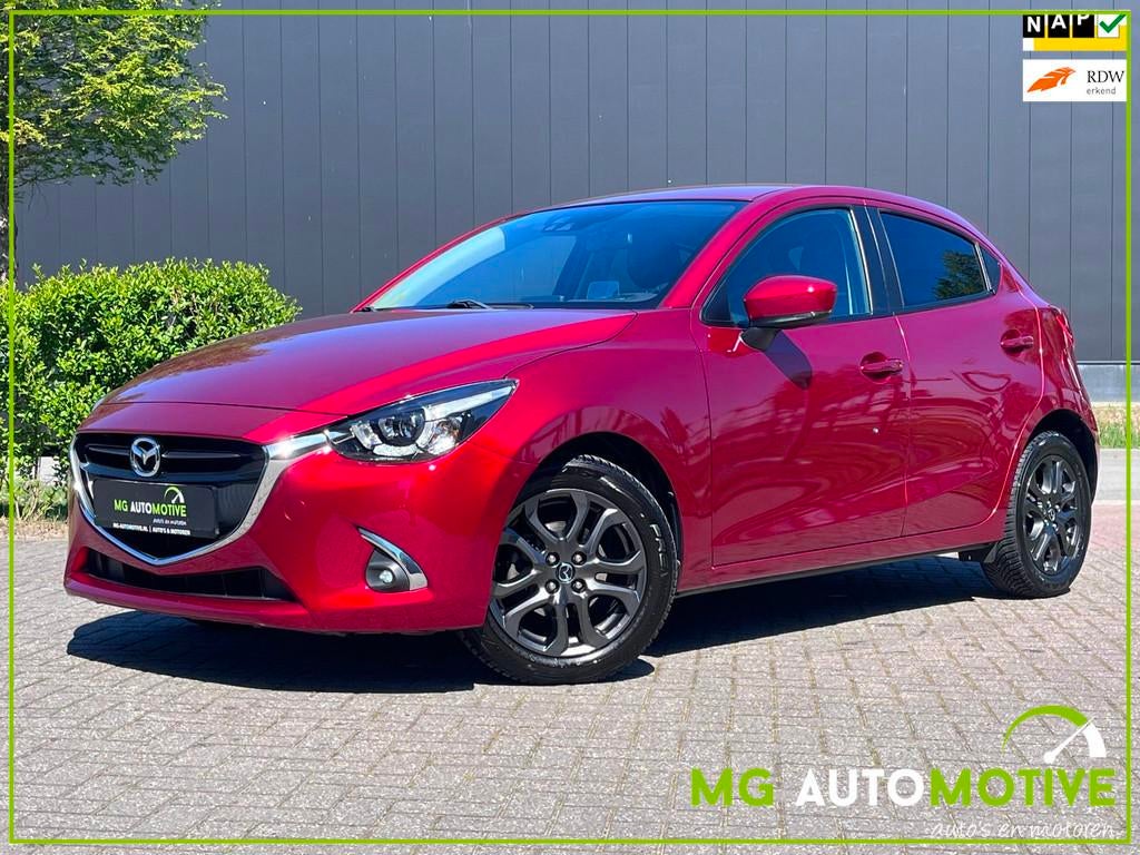 Mazda 2 1.5 Skyactiv-G GT-M | 1e eig | Camera | Half leder |, Auto's, Mazda, Bedrijf, Te koop, ABS, Achteruitrijcamera, Airbags