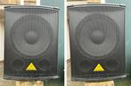 2x Behringer Eurolive B1500D-PRO actieve subwoofer (15”), Gebruikt, Subwoofer, 120 watt of meer, Ophalen
