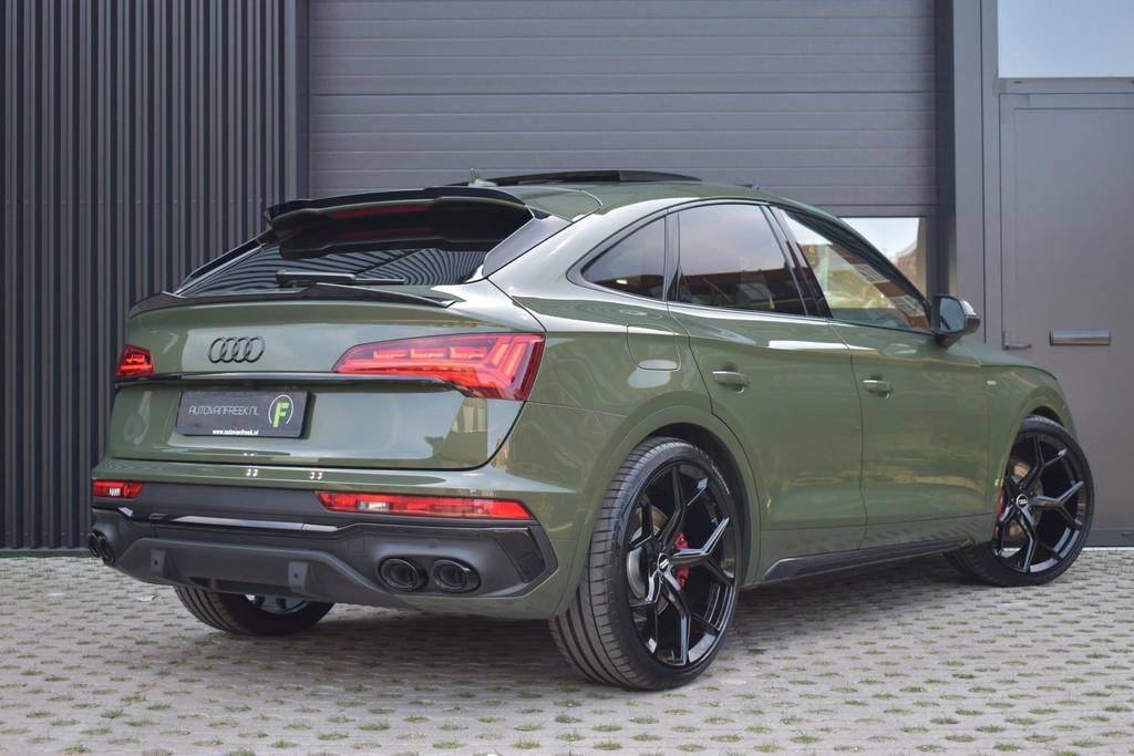 Audi Q5 Sportback 55 TFSI e S-Line Competittion Black Optic, Auto's, Audi, Automaat, Gebruikt, 4 cilinders, Bedrijf