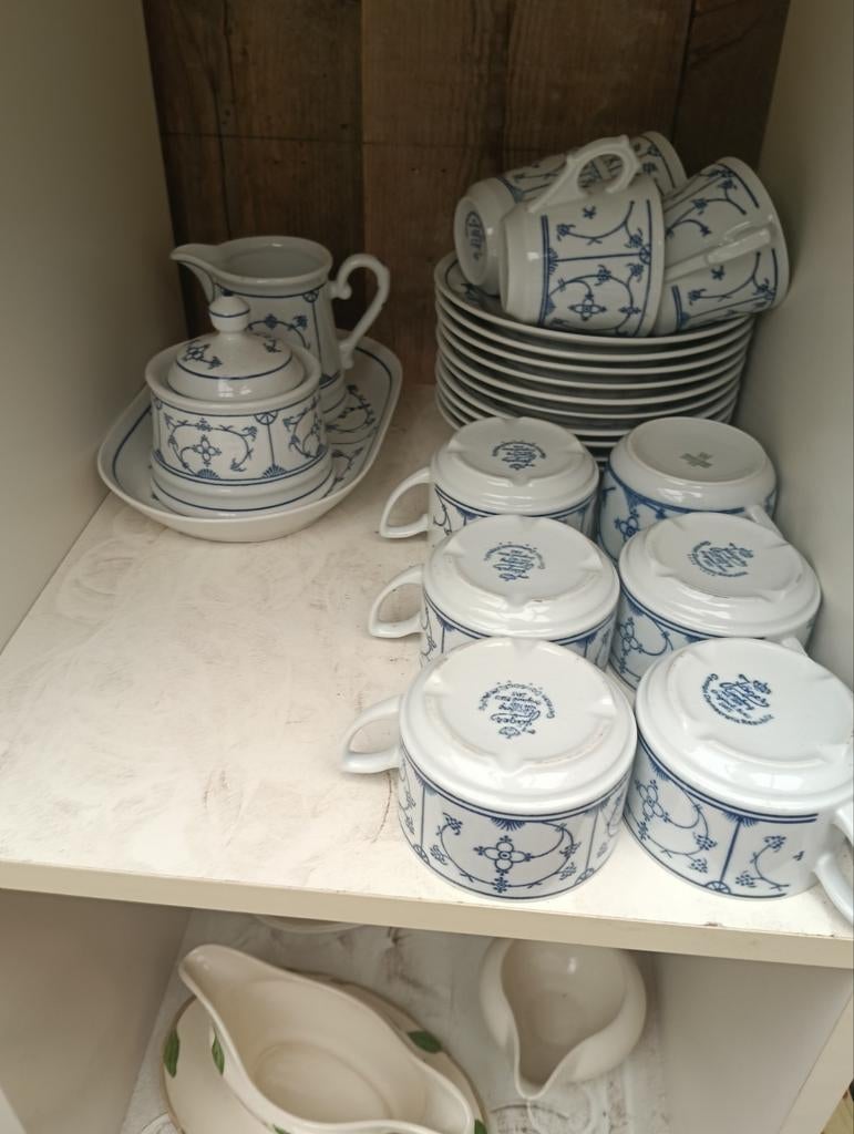 Jäger Egerland Blau servies, Ophalen of Verzenden, Porselein, Overige stijlen, Kop(pen) en/of Schotel(s)