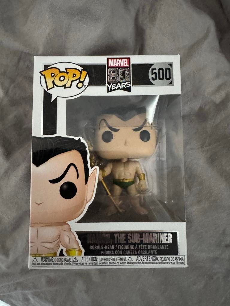 Funko Pop! Marvel 80 Years #500 Namor The Sub-Mariner, Ophalen of Verzenden, Nieuw