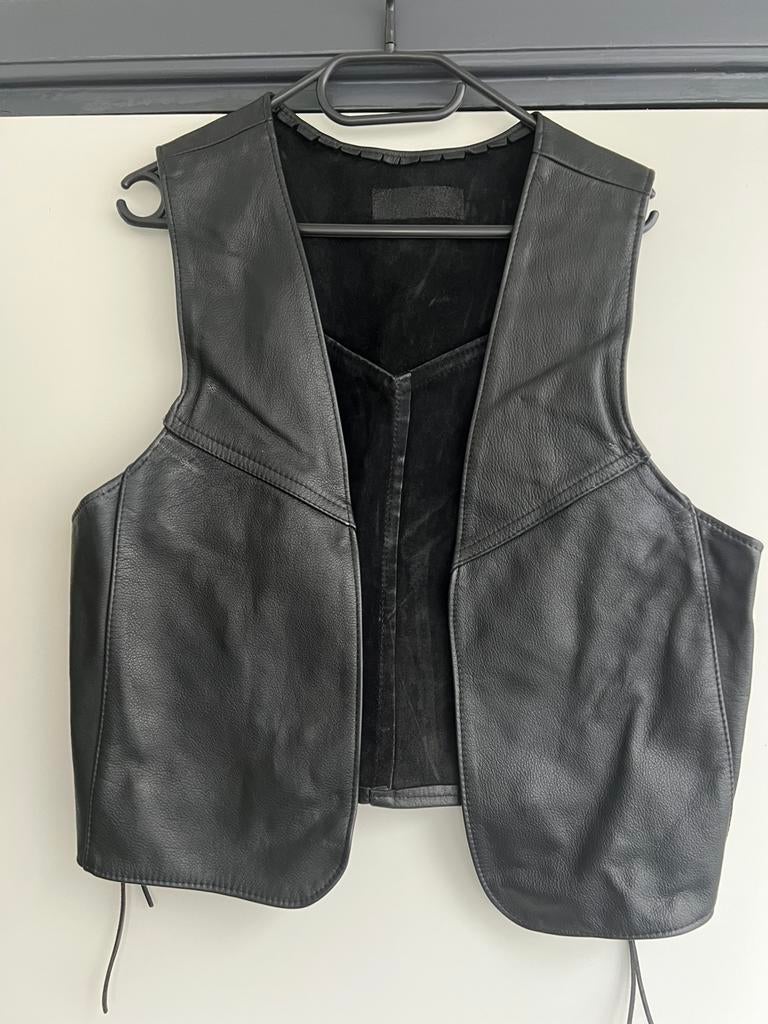 Lederen ondervest ROB, Kleding | Heren, Bodywarmers, Ophalen of Verzenden, Zo goed als nieuw, Bruin