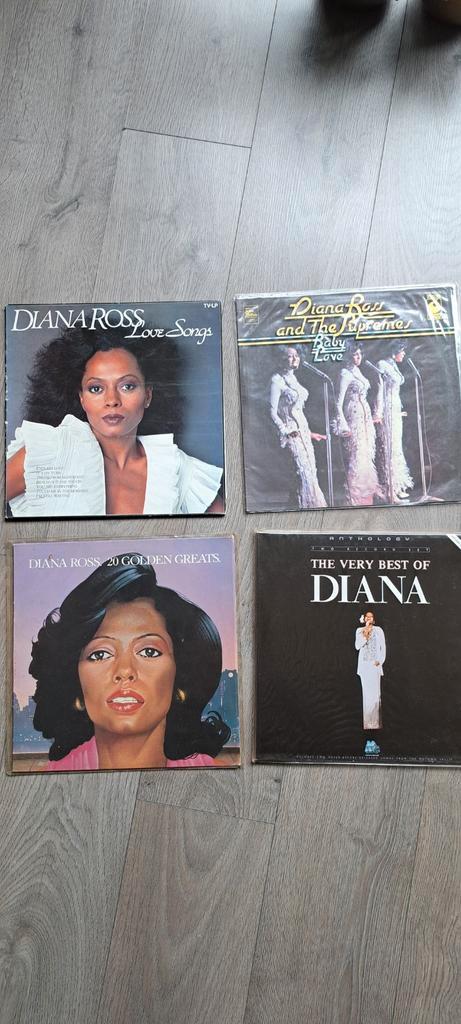 4 Diana Ross LP's met vele hits, Cd's en Dvd's, Vinyl | Pop, Gebruikt, 1960 tot 1980, 12 inch, Ophalen of Verzenden